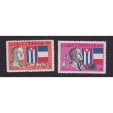 CUBA 1965 SERIE COMPLETA DE ESTAMPILLAS NUEVAS MINT